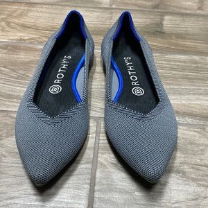 Rothy’s cloud Grey Birdseye Points